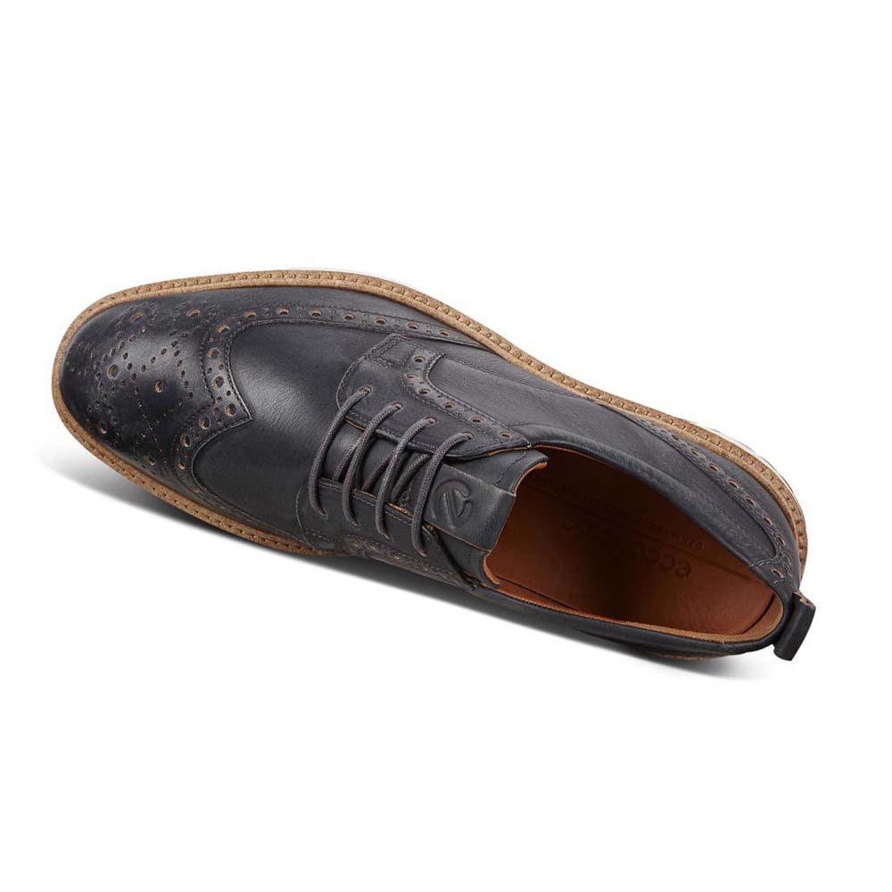 Ecco St.1 Hybrid Brogue Pensko Herre Svarte | NO 527YXF